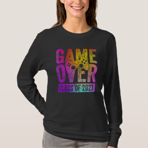Farbige Videospiele Abschluss Game Over Klasse Von T-Shirt