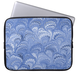 Farbige viktorianische Marmorpapierabdeckung Laptopschutzhülle