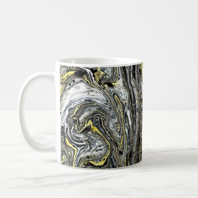 Farbige Viktorianische Papierabdeckung Kaffeetasse (Links)