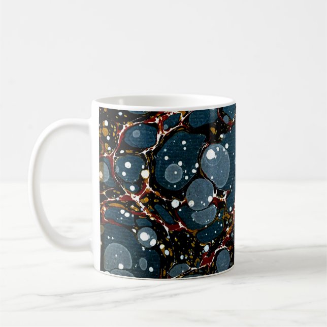 Farbige Viktorianische Papierabdeckung Kaffeetasse (Links)
