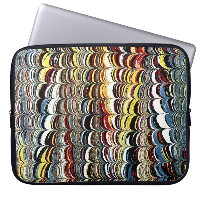 Farbige Viktorianische Papierabdeckung Laptopschutzhülle (Vorderseite)