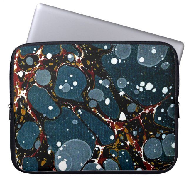 Farbige Viktorianische Papierabdeckung Laptopschutzhülle (Vorderseite)