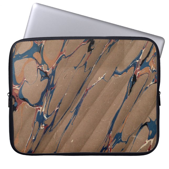 Farbige Viktorianische Papierabdeckung Laptopschutzhülle (Vorderseite)