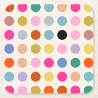 Farbige Vintage geometrische Punkte