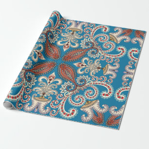 Farbige Vintage Mandala-Motive nahtlos Geschenkpapier
