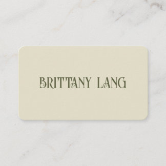 Farbige Vintage Platzkarte