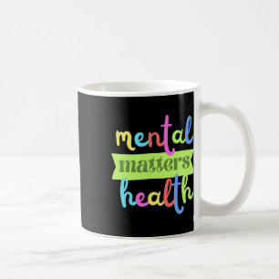 Farbige Vintage psychische Probleme - Zitat für Kaffeetasse