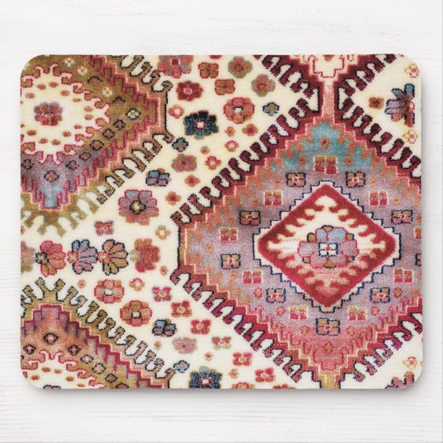 Farbige Vintage Rug Mouse Pad Mousepad (Vorne)