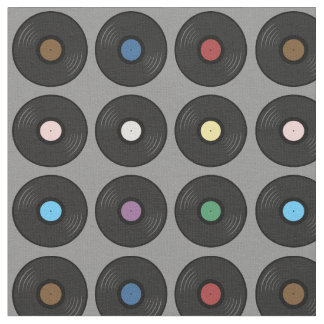 Farbige Vinyl Record Classic Stoff