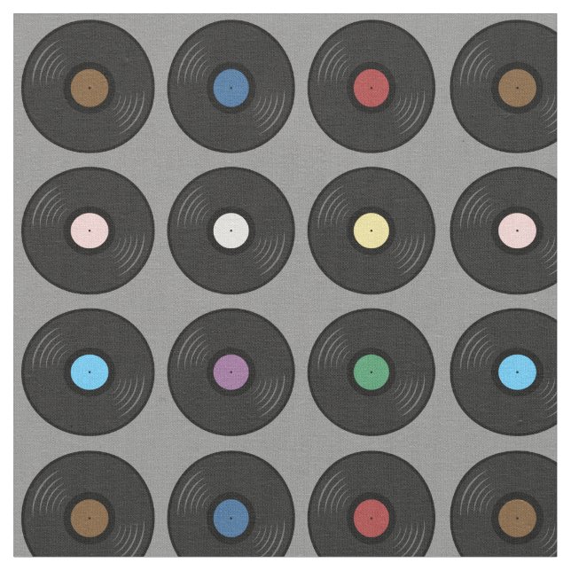 Farbige Vinyl Record Classic Stoff (Nahaufnahme)