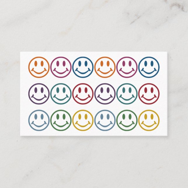 Farbige Visitenkarten Visitenkarte (Vorderseite)