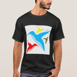 Farbige Vögel T-Shirt