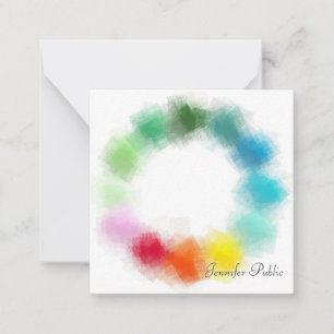 Farbige Vorlage für benutzerdefinierten Handskript