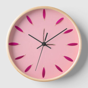 farbige Wanduhr