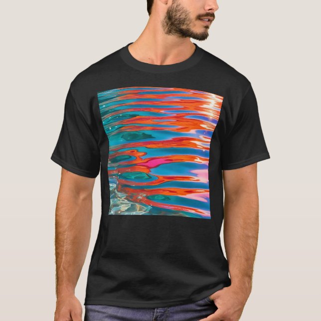 Farbige Wasserarme T-Shirt (Vorderseite)