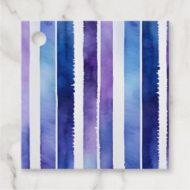 Farbige Wasserfarben Streifen - Geschenkartikel Geschenkanhänger