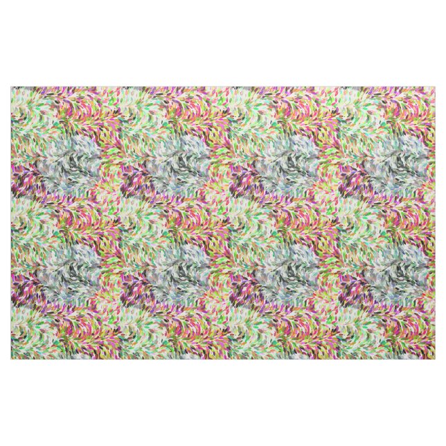 Farbige Wasserfarbenprägung Pinsel Schlaganfall Mu Stoff (Fat Quarter (45,7 x 55,9 cm))