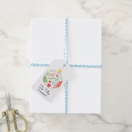 Farbige Weihnachtsdekoration Geschenkanhänger