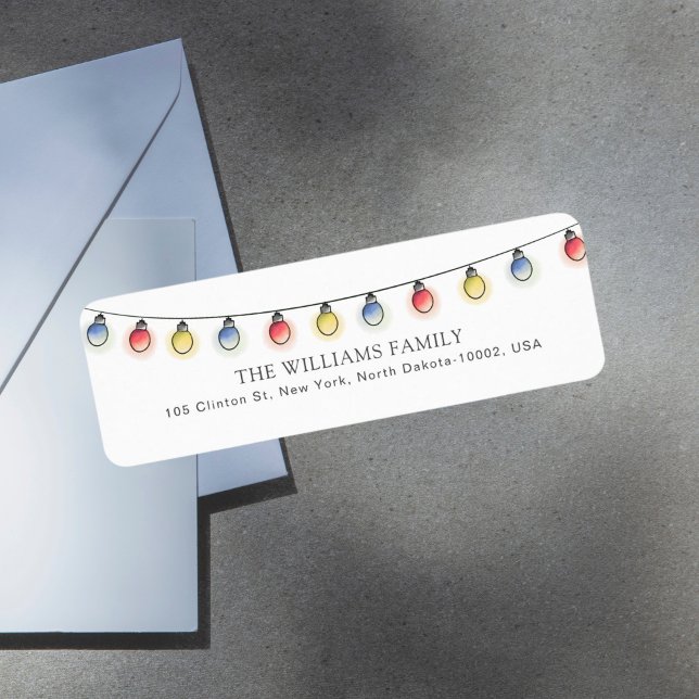 Farbige Weihnachtsleuchte - Familienname (Von Creator hochgeladen)