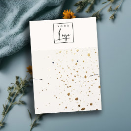 Farbige, weiße Logos mit Necklace-Display Visitenkarte