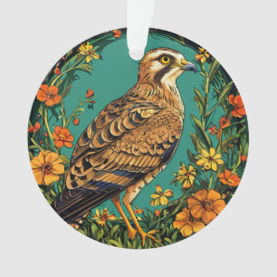 Farbige Wiesenweihe Vogel Ornament