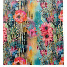 Farbige Wildblume Cactus Mix