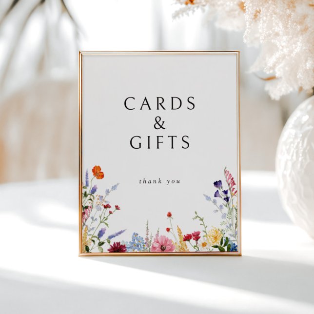 Farbige Wildblume Karten & Geschenke herunterladen Poster (Von Creator hochgeladen)