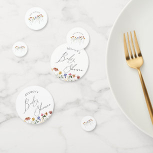 Farbige Wildblume Konfetti