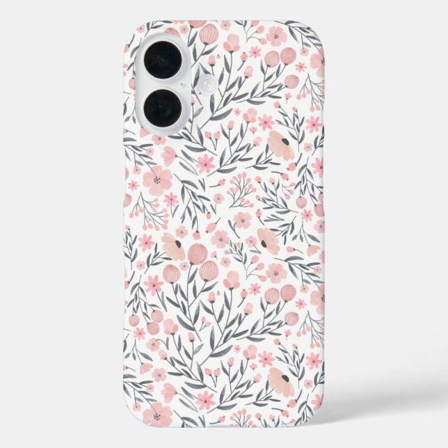 Farbige Wildblume Sommerblumen Case-Mate iPhone Hülle (Rückseite)