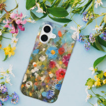 Farbige Wildblumen Abstrakte Blumen