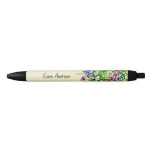 Farbige Wildblumen Bleistift Kugelschreiber
