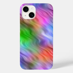 Farbige Wildblumen Wavy Textur Case-Mate iPhone 14 Hülle