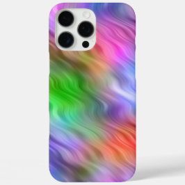 Farbige Wildblumen Wavy Textur iPhone 16 Pro Max Hülle