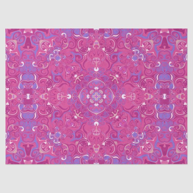 Farbige Wirbel Tissue Paper Seidenpapier (Vorderseite)