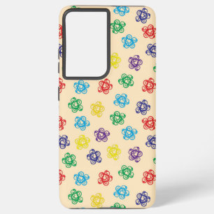 Farbige wirbelnde geometrische Kreis Samsung-Handy Samsung Galaxy Hülle