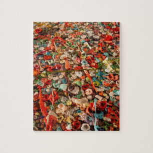 Farbige Zahnfleischwand Puzzle