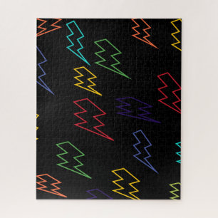 Farbige Zigzag          MusterJigsaw Puzzle