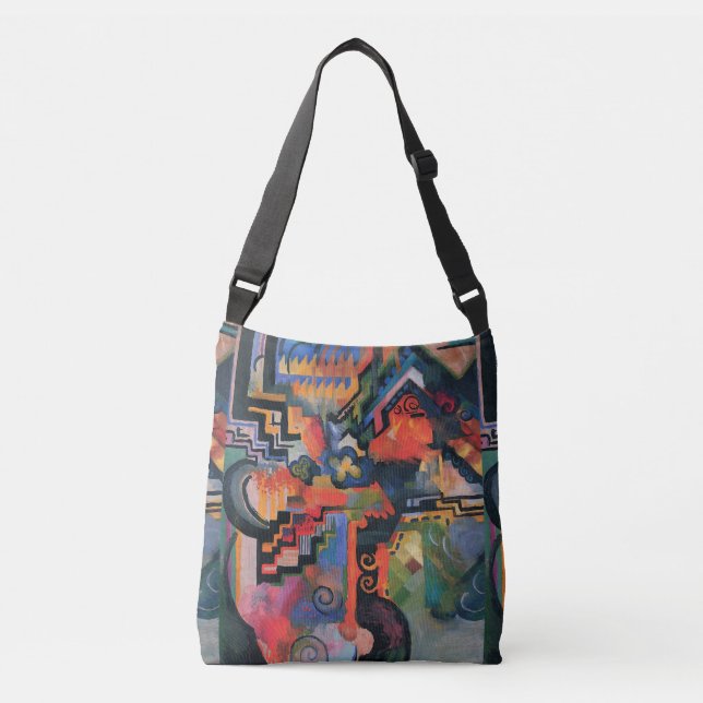 "Farbige Zusammensetzung" Art Taschen (Vorderseite)