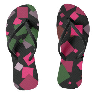 Farbiger abstrakter Hintergrund Flip Flops