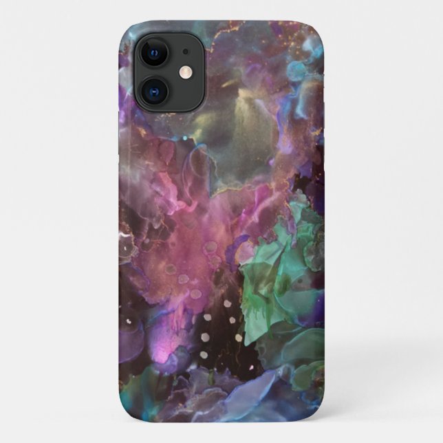 Farbiger Abstrakter Kunstnebel Case-Mate iPhone Hülle (Rückseite)