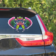 Farbiger ägyptischer Scharfkäfer