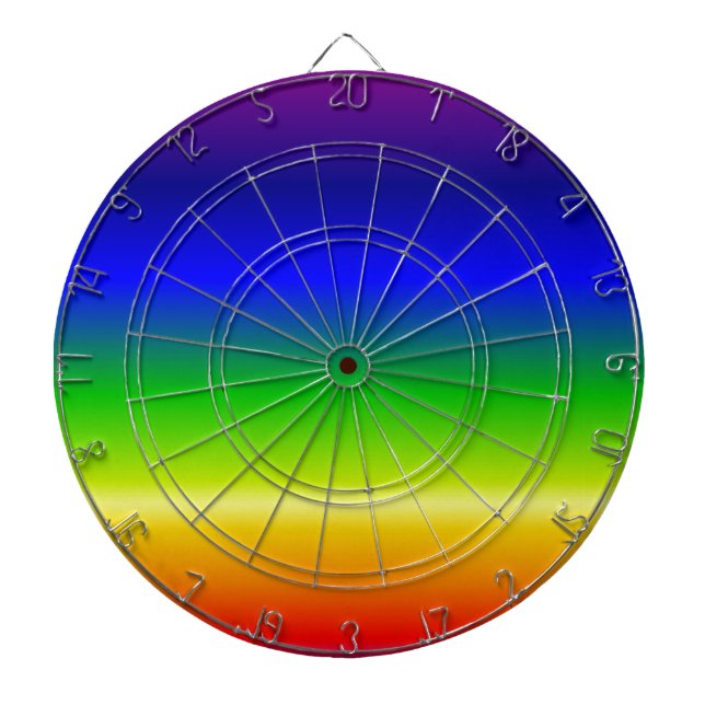 Farbiger, benutzerdefinierter Designer Dartscheibe (vorne)