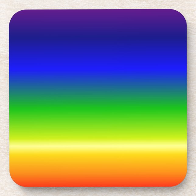 Farbiger, benutzerdefinierter Designer Getränkeuntersetzer (Vorderseite)