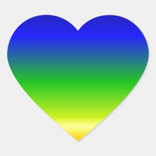 Farbiger, benutzerdefinierter Designer Herz-Aufkleber