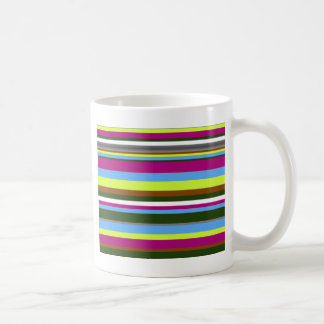 Farbiger, benutzerdefinierter Designerstreifen Tasse