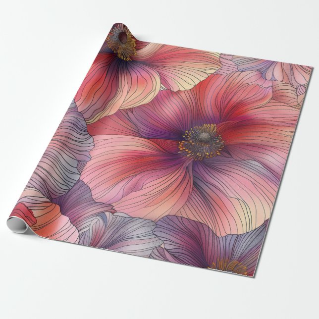 Farbiger Bleistift Geschenkpapier (Ungerollt)