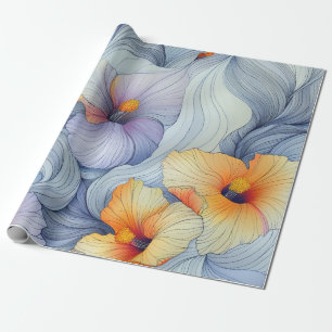 Farbiger Bleistift Geschenkpapier