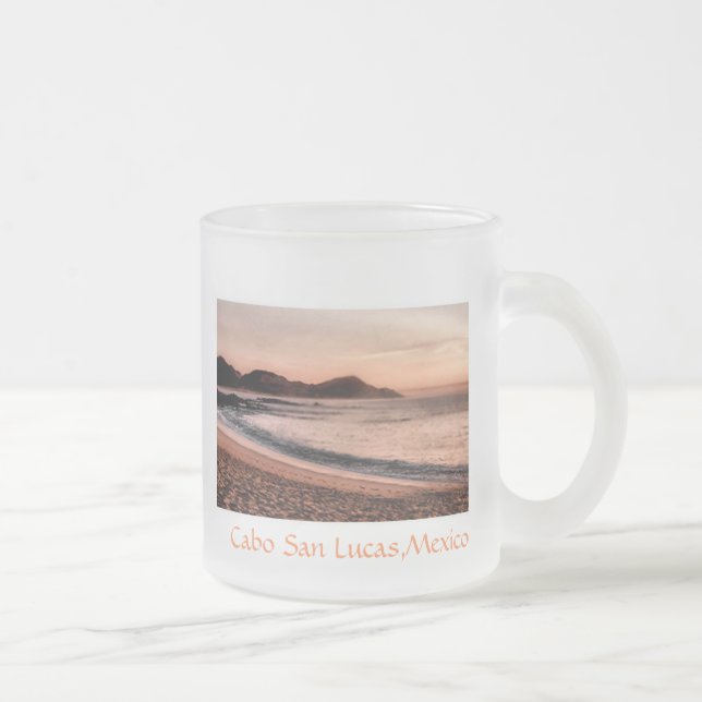Farbiger Cabo-Sonnenuntergang Mattglastasse (Rechts)