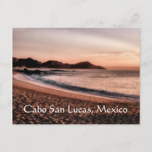 Farbiger Cabo-Sonnenuntergang Postkarte