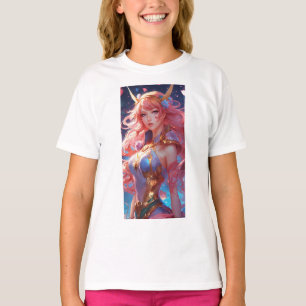 Farbiger Cartoon T - Shirt für Kinder
